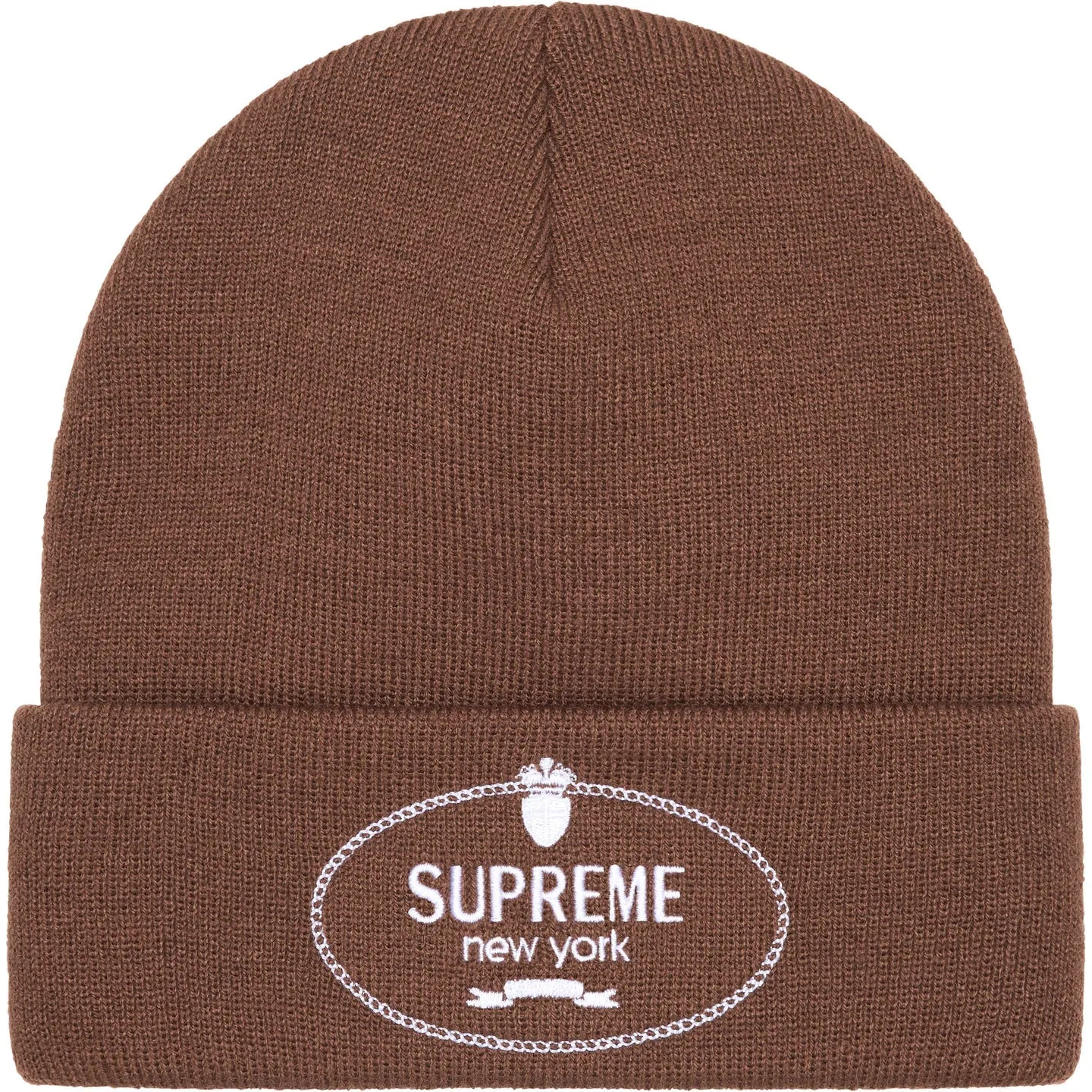 Supreme Embroidered Crest Beanie