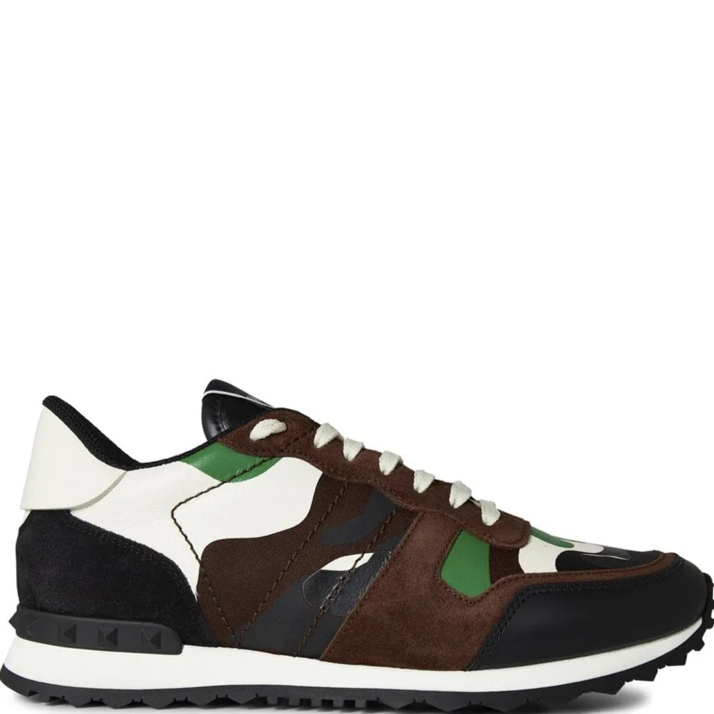 Valentino Camouflage Rockrunner Sneakers