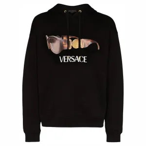 Versace Black Biggie Print Hoodie