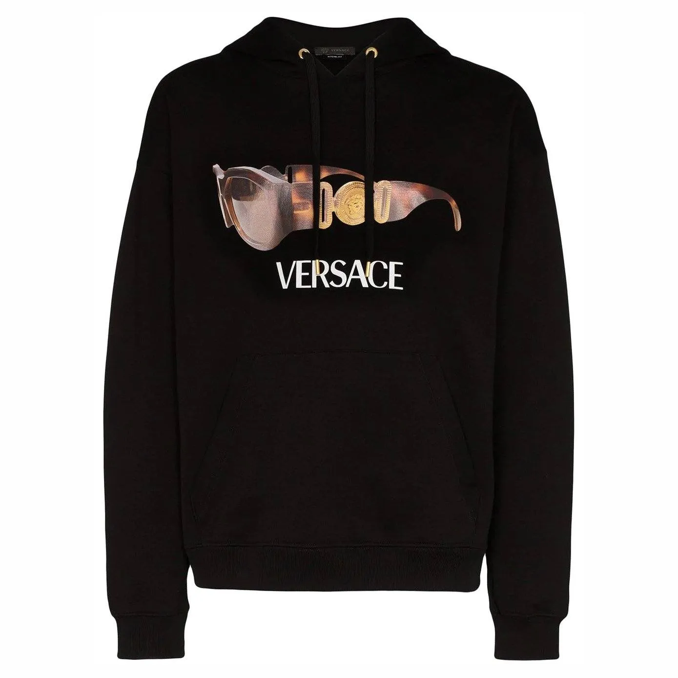 Versace Black Biggie Print Hoodie
