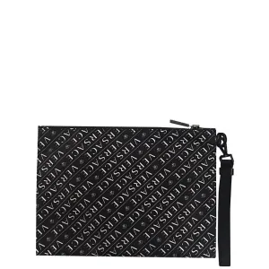 Versace Black Logo Pouch