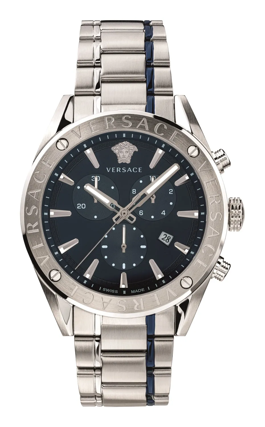Versace Men's 44mm Stainless Steel Watch VEHB00519
