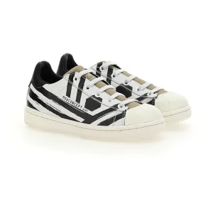 White Striped Sneakers