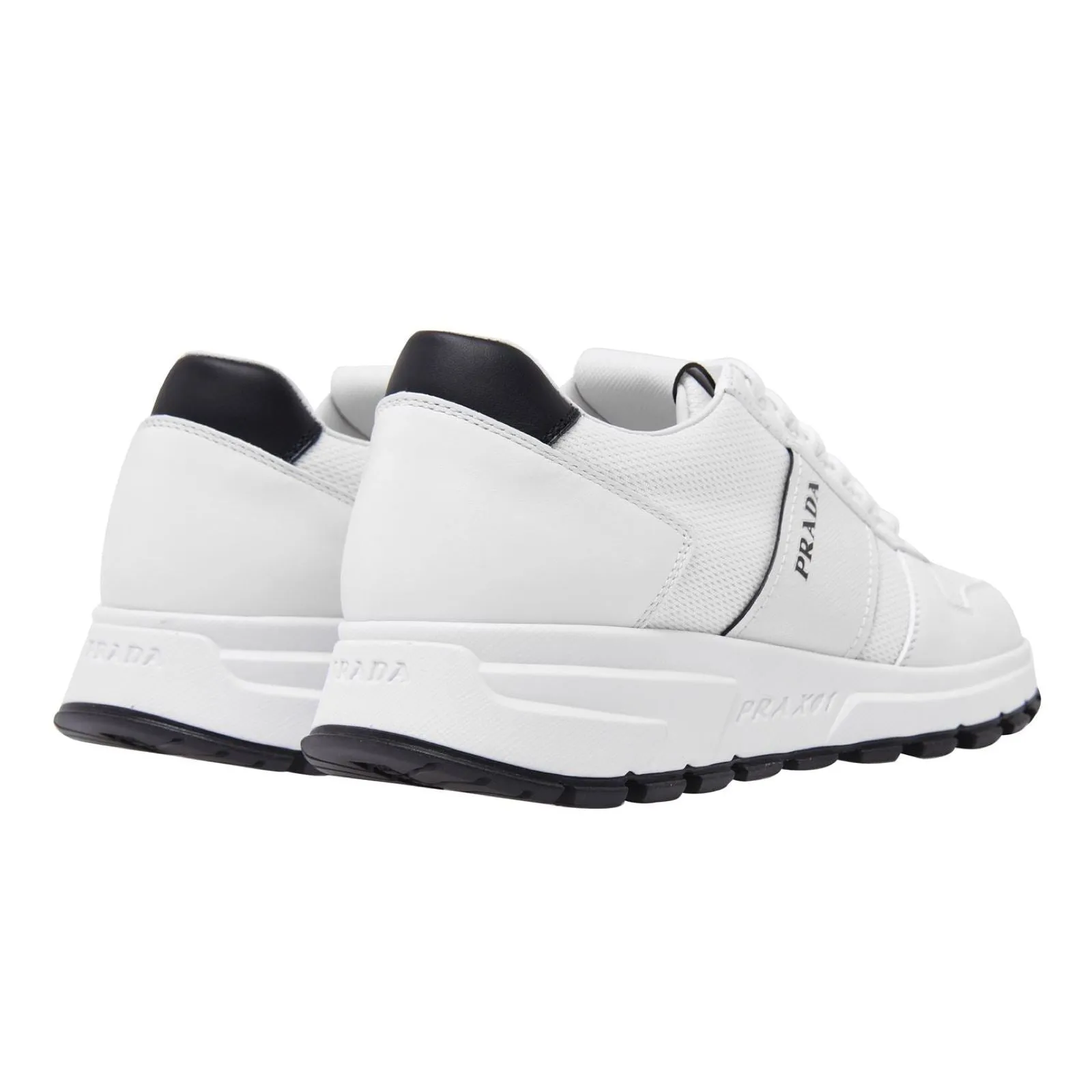 Women's Prada White Prax 01 Runners