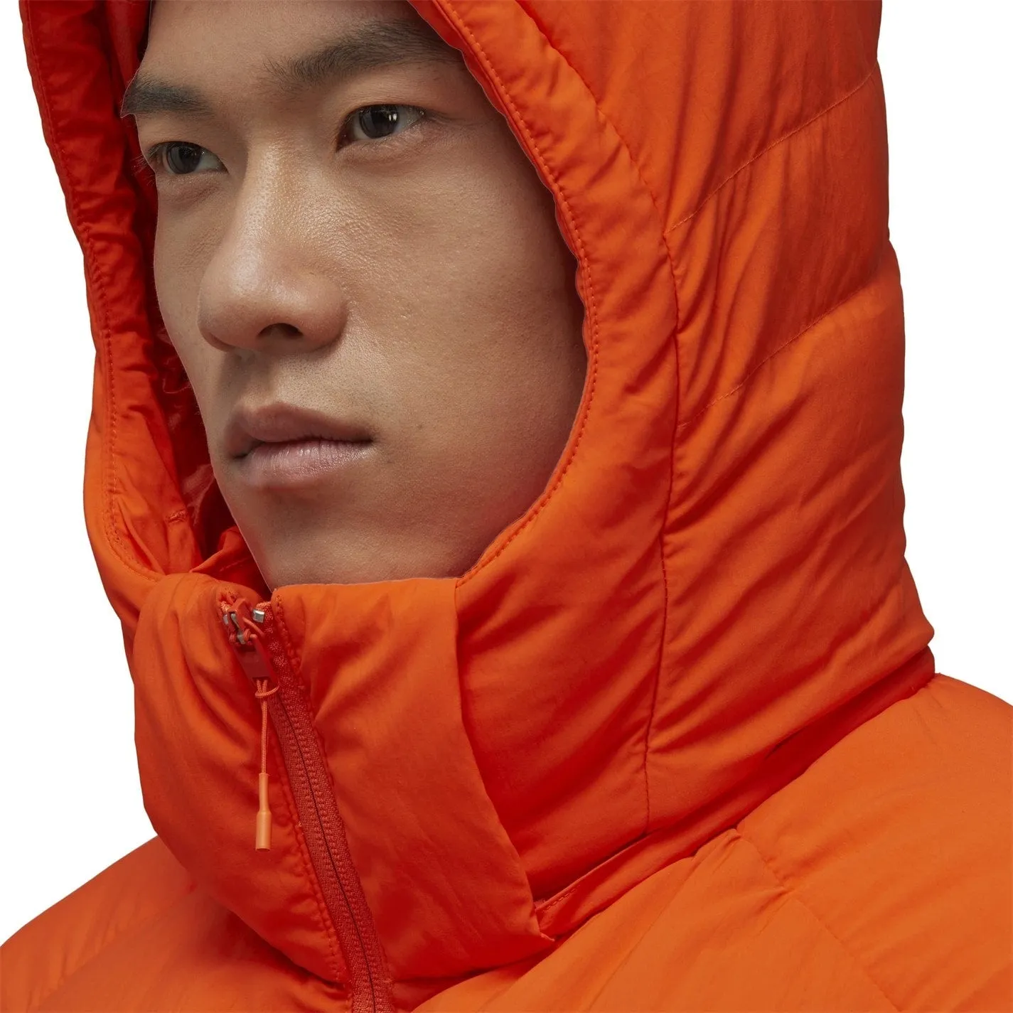 Y-3 Orange Down Jacket