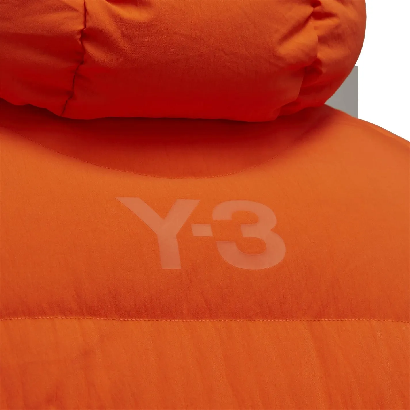 Y-3 Orange Down Jacket