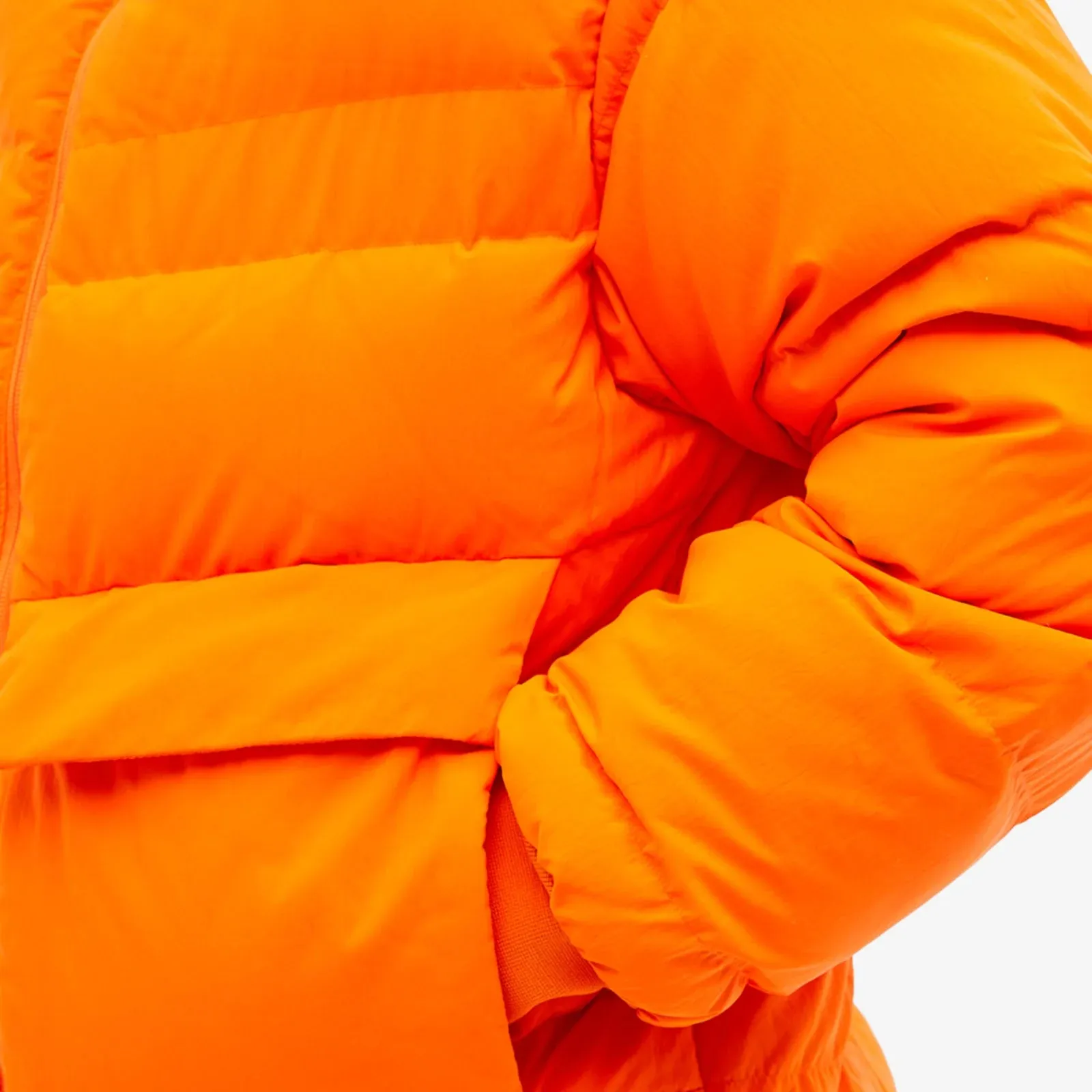 Y-3 Orange Down Jacket