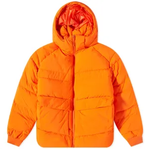 Y-3 Orange Down Jacket